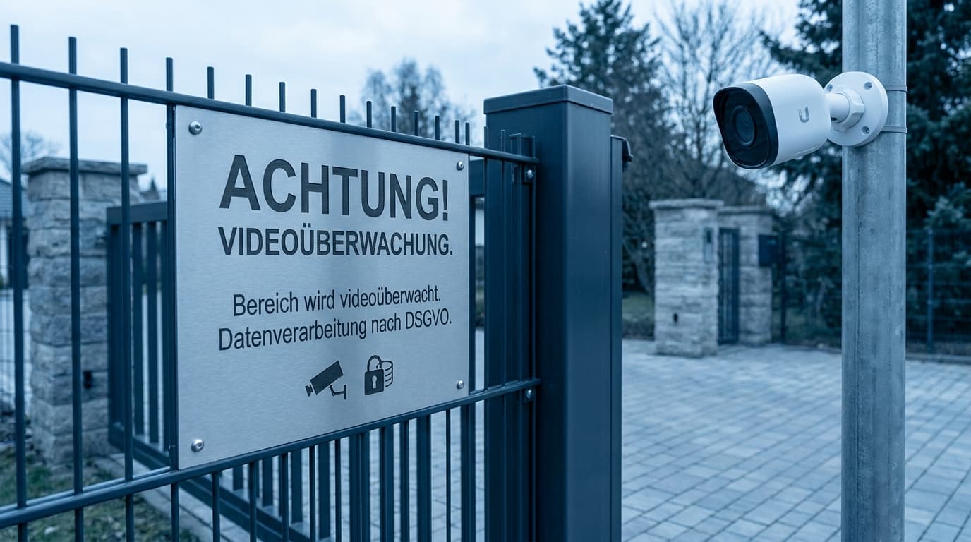 Ist Videoüberwachung erlaubt? DSGVO, Beschilderung, Speicherfristen